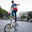 CFD Medan Sarana Olahraga dan Ajang Komunitas Sepeda BMX Unjuk Skill