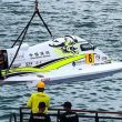 Balapan F1 Powerboat Melintasi Danau Toba 2,5 KM Dalam Waktu 45 Menit