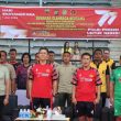 Duel si Kulit Bundar Tim Polrestabes Medan di Stadion Teladan Medan